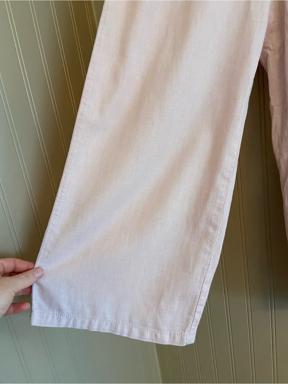 Divided 100% Cotton Baby Pink Wide Leg Pants Women’s Size 4 - Picture 3 of 6